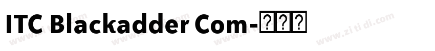 ITC Blackadder Com字体转换